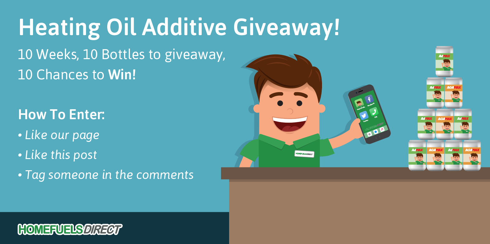HomeFuels Direct Social Media Additive Giveaway