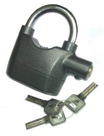 padlock and keys